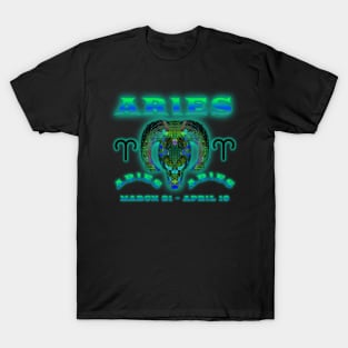 Aries 5a Black T-Shirt